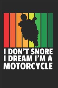 Motorrad Notizbuch