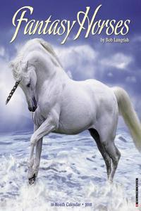 Fantasy Horses 2018 Wall Calendar