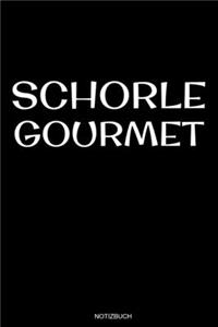 Schorle Gourmet Notizbuch