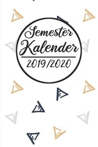 Semester Kalender 2019 / 2020