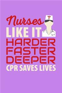 Nurses Like It Harder Faster Deeper CPR Saves Lives