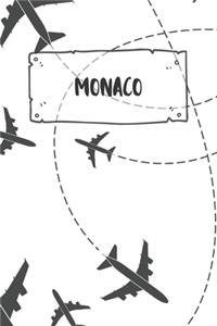 Monaco: Ruled Travel Diary Notebook or Journey Journal - Lined Trip Pocketbook for Men and Women with Lines