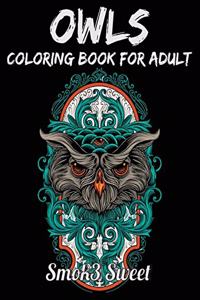 Owl Coloring Book for Adult