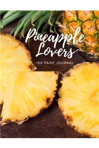 Pineapple Lovers 100 page Journal
