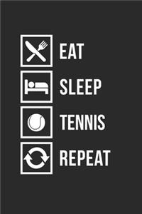 Eat Sleep Tennis Repeat