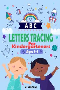 ABC letters tracing for kindergarteners ages 3-5 (White & Black)