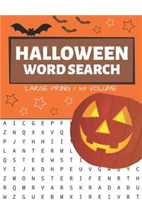 Halloween Word Search