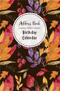 Address Book and Birthday Calendar