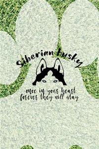 Siberian Husky Once In Your Heart Forever They Will Stay