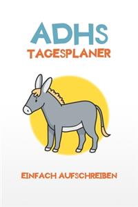 ADHS Tagesplaner - Einfach aufschreiben