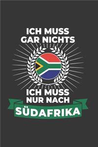 Südafrika Notizbuch