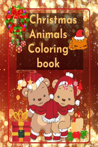 Christmas Animals Coloring Book