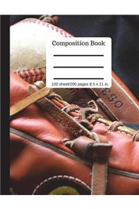 Composition Book 100 Sheet/200 Pages 8.5 X 11 In.
