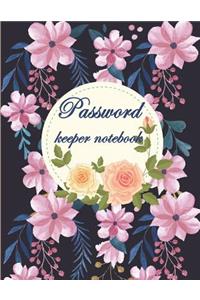 Password keeper notebook