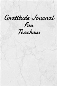 Gratitude Journal for Teachers