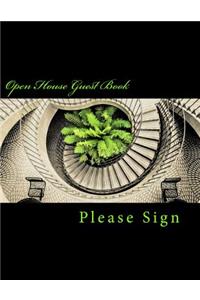 Open House Guest Book