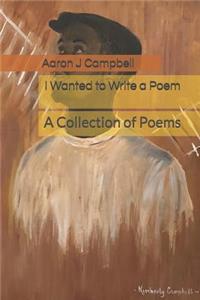 I Wanted to Write a Poem