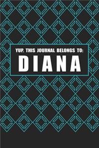 Yup. This Journal Belongs to Diana