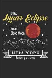 Total Lunar Eclipse Super Blood Moon New York January 21 2019