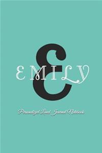 Emily Personalized Lined Journal Notebook