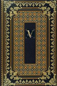 Gold Label Monogram V Notebook