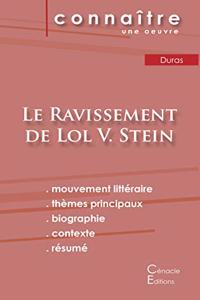 Fiche de lecture Le Ravissement de Lol V. Stein de Marguerite Duras (Analyse littéraire de référence et résumé complet)