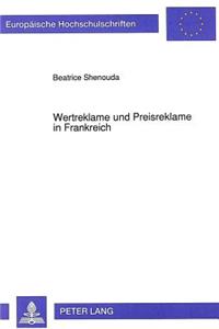 Wertreklame und Preisreklame in Frankreich