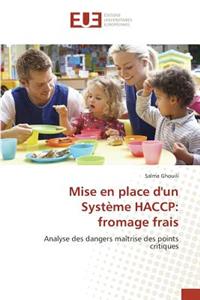 Mise En Place d'Un Système Haccp