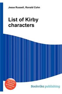 List of Kirby Characters