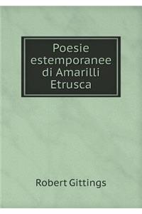 Poesie Estemporanee Di Amarilli Etrusca