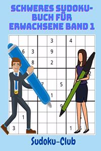 Schweres Sudoku-Buch für Erwachsene Band 1