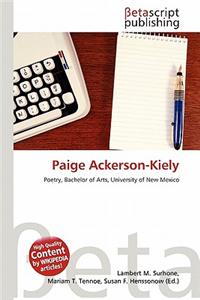 Paige Ackerson-Kiely