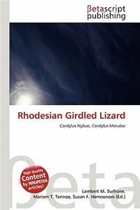 Rhodesian Girdled Lizard
