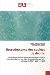 Recrudescence des coulées de débris