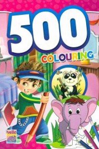 500 Colouring Pages - Green