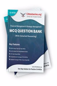 CA Inter FM and SM MCQ Question Bank by CA Test Series