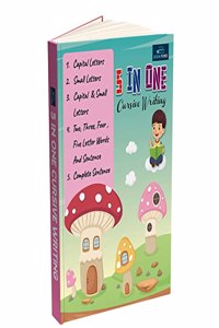 Practice Book Of 5-in-One Cursive Writing - Master The Art Of Beautiful Handwriting
