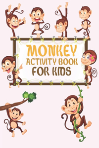 Monkey Activity Book For Kids