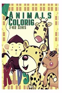 animals colorig for kids