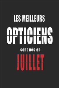 Les Meilleurs Opticiens sont nés en Juillet carnet de notes
