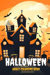 Halloween Adult Coloring Book