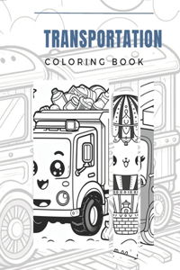 Transportation Coloring Book