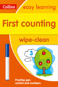 Collins Easy Learning Preschool - First Counting Age 3-5 Wipe Clean Activity Book
