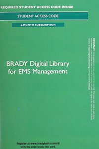 Brady Digital Library for EMS Management -- Access Card (6 Months Access)