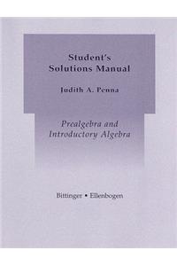 Prealgebra and Introductory Algebra Student's Solutions Manual