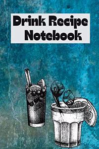 Drink Recipe Notebook