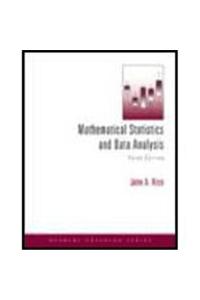 Datasets CD-ROM for Rice's Mathematical Statistics and Data Analysis, 3rd