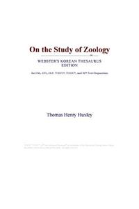 On the Study of Zoology (Webster's Korean Thesaurus Edition)