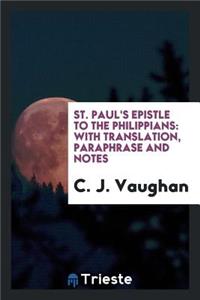 St. Paul's Epistle to the Philippians