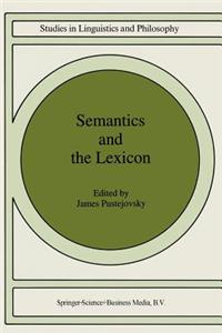 Semantics and the Lexicon